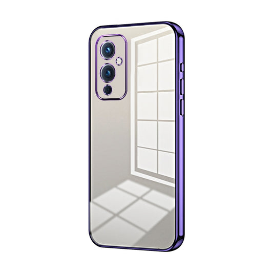 OnePlus 9 Case - Transparent Plating & Precision Hole Design for Luxury and Protection-buycases.co.uk