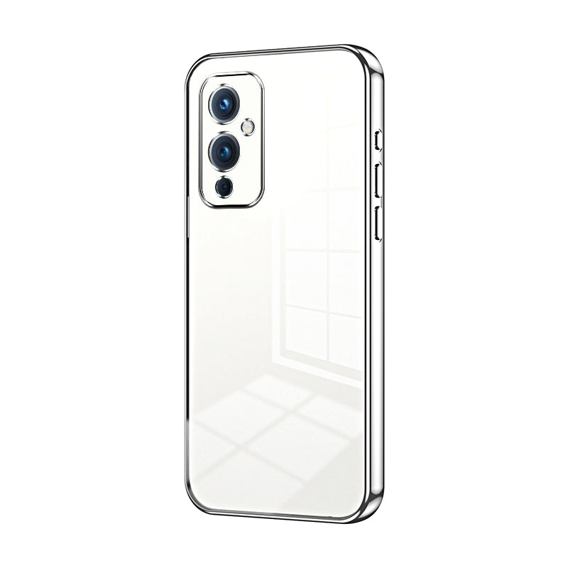 OnePlus 9 Case - Transparent Plating & Precision Hole Design for Luxury and Protection-buycases.co.uk