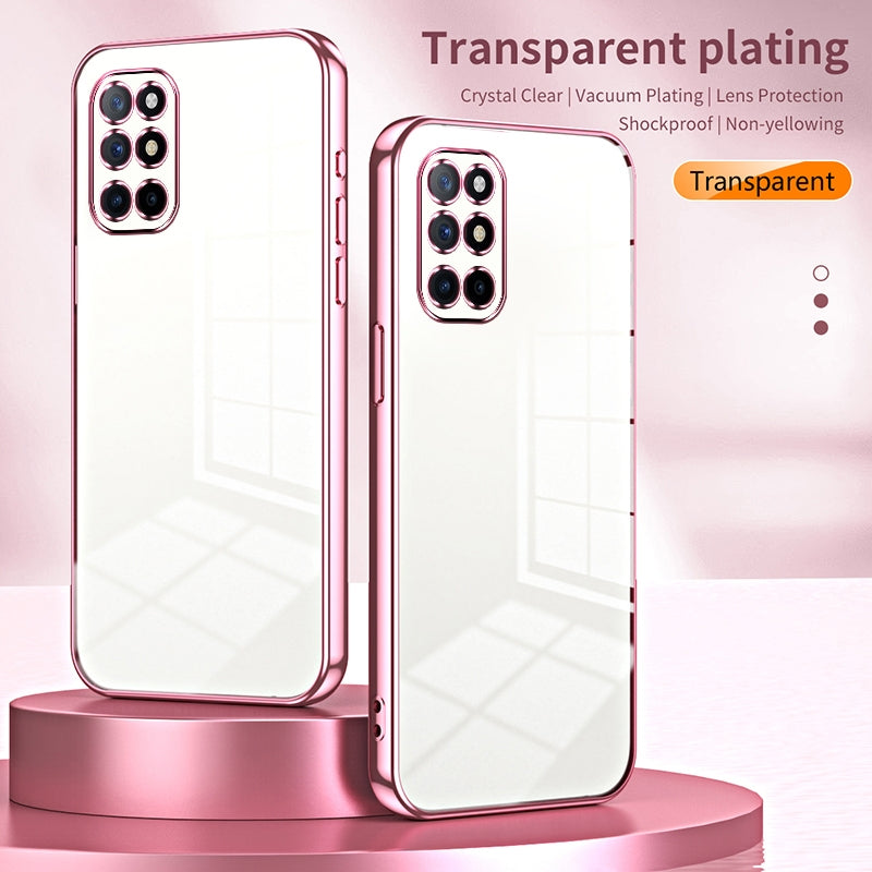 OnePlus 8T Case - Transparent Plating & Precision Hole Design for Luxury and Protection-buycases.co.uk