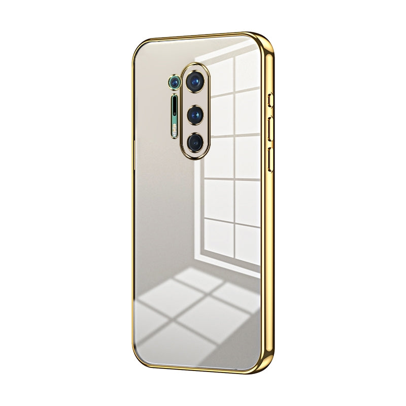 OnePlus 8 Pro Case - Transparent Plating & Precision Hole Design for Luxury and Protection-buycases.co.uk
