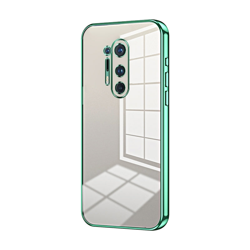 OnePlus 8 Pro Case - Transparent Plating & Precision Hole Design for Luxury and Protection-buycases.co.uk