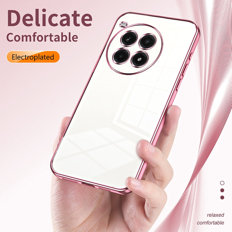 OnePlus Ace 3 Pro Case - Transparent Plating & Precision Hole Design for Luxury and Protection-buycases.co.uk