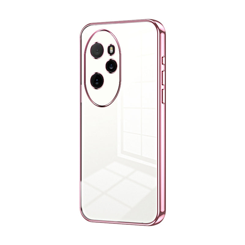 Honor 100 Pro Case - Transparent Plating & Precision Hole Design for Luxury and Protection-buycases.co.uk