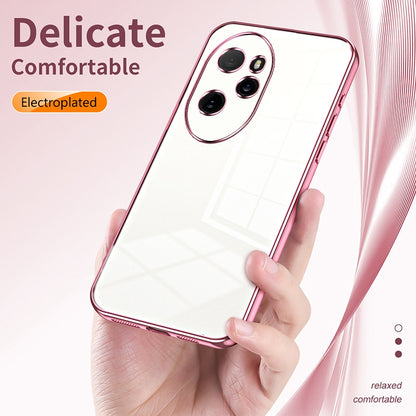 Honor 100 Pro Case - Transparent Plating & Precision Hole Design for Luxury and Protection-buycases.co.uk