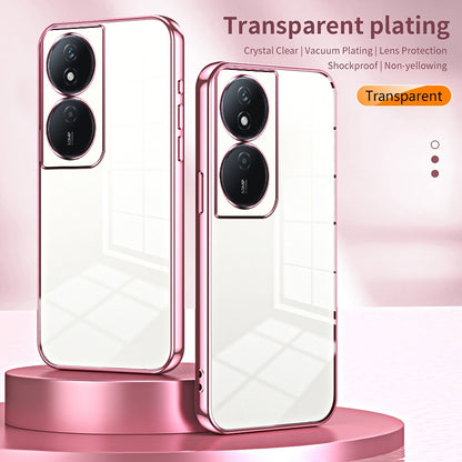 Honor Play 50 Plus Case - Transparent Plating & Precision Hole Design for Luxury and Protection-buycases.co.uk