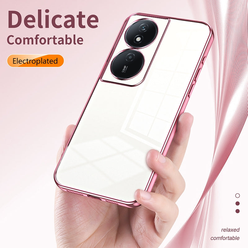 Honor Play 50 Plus Case - Transparent Plating & Precision Hole Design for Luxury and Protection-buycases.co.uk