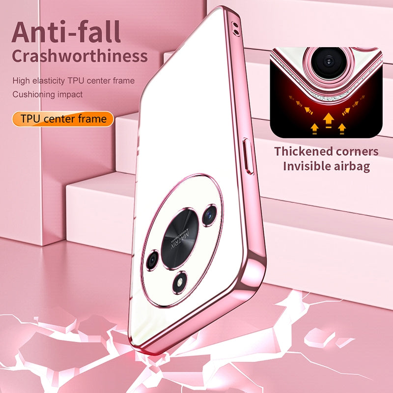 Honor X50 Case - Transparent Plating & Precision Hole Design for Luxury and Protection-buycases.co.uk