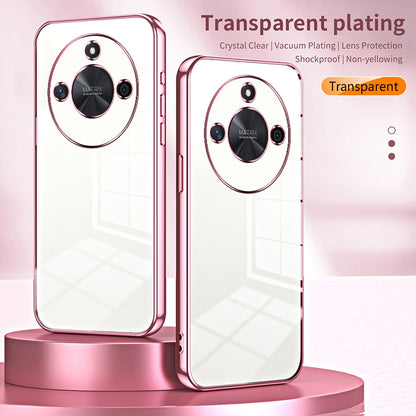 Honor X50 Case - Transparent Plating & Precision Hole Design for Luxury and Protection-buycases.co.uk