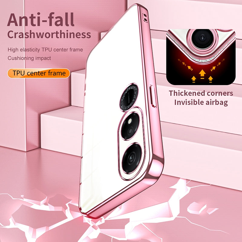 Honor Play 40 Case - Transparent Plating & Precision Hole Design for Luxury and Protection-buycases.co.uk