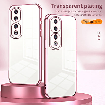 Honor 90 Pro Case - Transparent Plating & Precision Hole Design for Luxury and Protection-buycases.co.uk