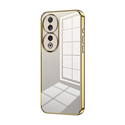 Honor 90 Case - Transparent Plating & Precision Hole Design for Luxury and Protection-buycases.co.uk