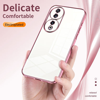 Honor 90 Case - Transparent Plating & Precision Hole Design for Luxury and Protection-buycases.co.uk