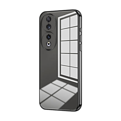 Honor 90 Case - Transparent Plating & Precision Hole Design for Luxury and Protection-buycases.co.uk