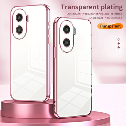 Honor X40i Case - Transparent Plating & Precision Hole Design for Luxury and Protection-buycases.co.uk