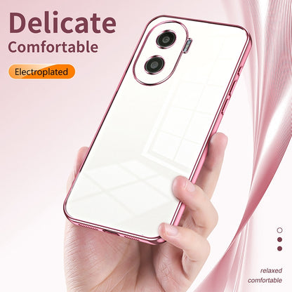 Honor Play 7T Pro Case - Transparent Plating & Precision Hole Design for Luxury and Protection-buycases.co.uk