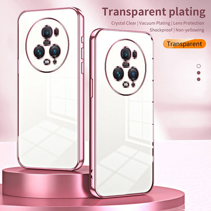 Honor Magic5 Pro Case - Transparent Plating & Precision Hole Design for Luxury and Protection-buycases.co.uk