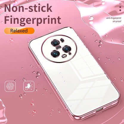 Honor Magic5 Pro Case - Transparent Plating & Precision Hole Design for Luxury and Protection-buycases.co.uk