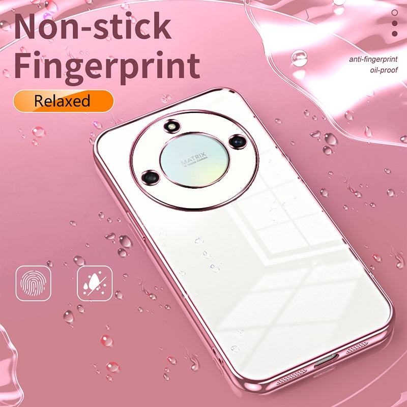 Honor X40 5G Case - Transparent Plating & Precision Hole Design for Luxury and Protection-buycases.co.uk