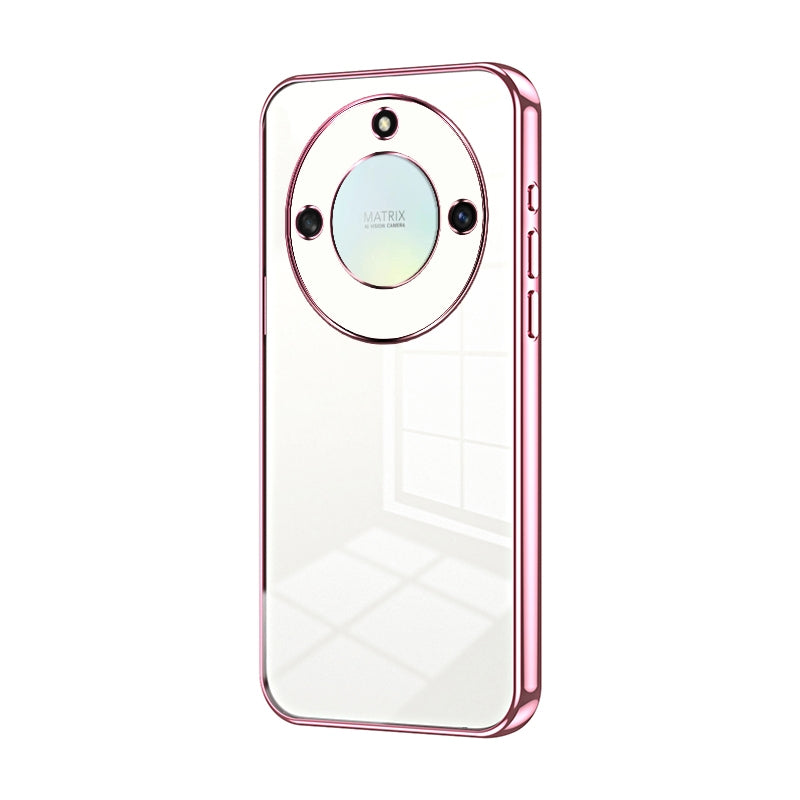 Honor X9a Case - Transparent Plating & Precision Hole Design for Luxury and Protection-buycases.co.uk