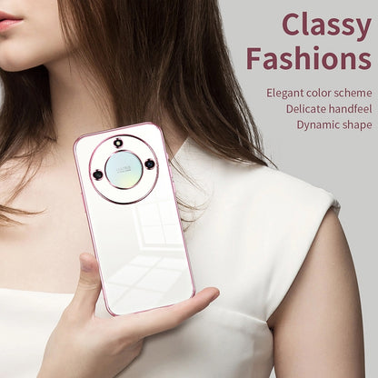 Honor X40 5G Case - Transparent Plating & Precision Hole Design for Luxury and Protection-buycases.co.uk