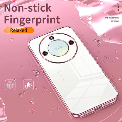 Honor X40 5G Case - Transparent Plating & Precision Hole Design for Luxury and Protection-buycases.co.uk