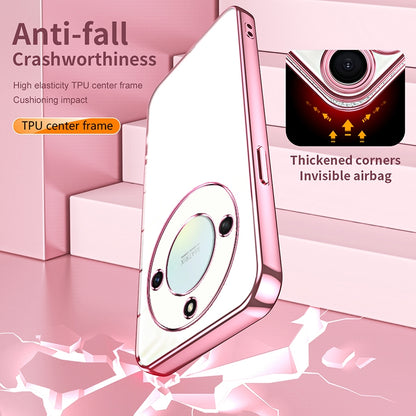 Honor X40 5G Case - Transparent Plating & Precision Hole Design for Luxury and Protection-buycases.co.uk