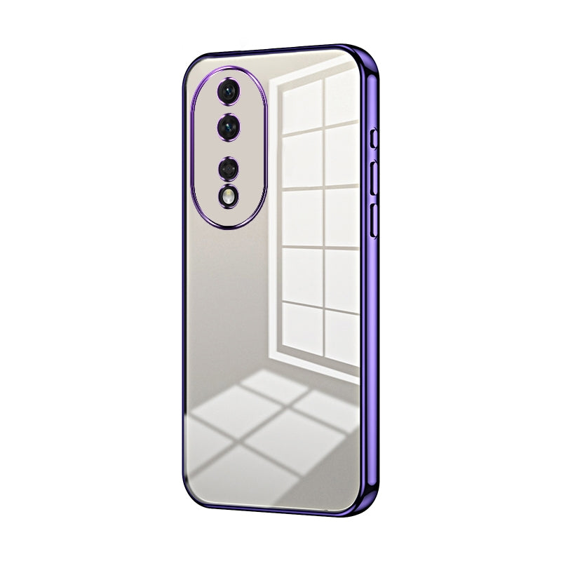 Honor 80 Case - Transparent Plating & Precision Hole Design for Luxury and Protection-buycases.co.uk