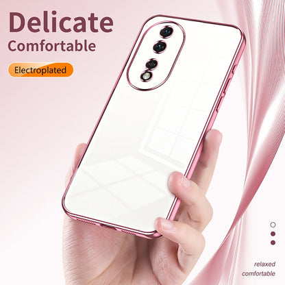 Honor 80 Case - Transparent Plating & Precision Hole Design for Luxury and Protection-buycases.co.uk