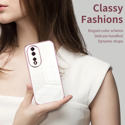 Honor 80 Case - Transparent Plating & Precision Hole Design for Luxury and Protection-buycases.co.uk