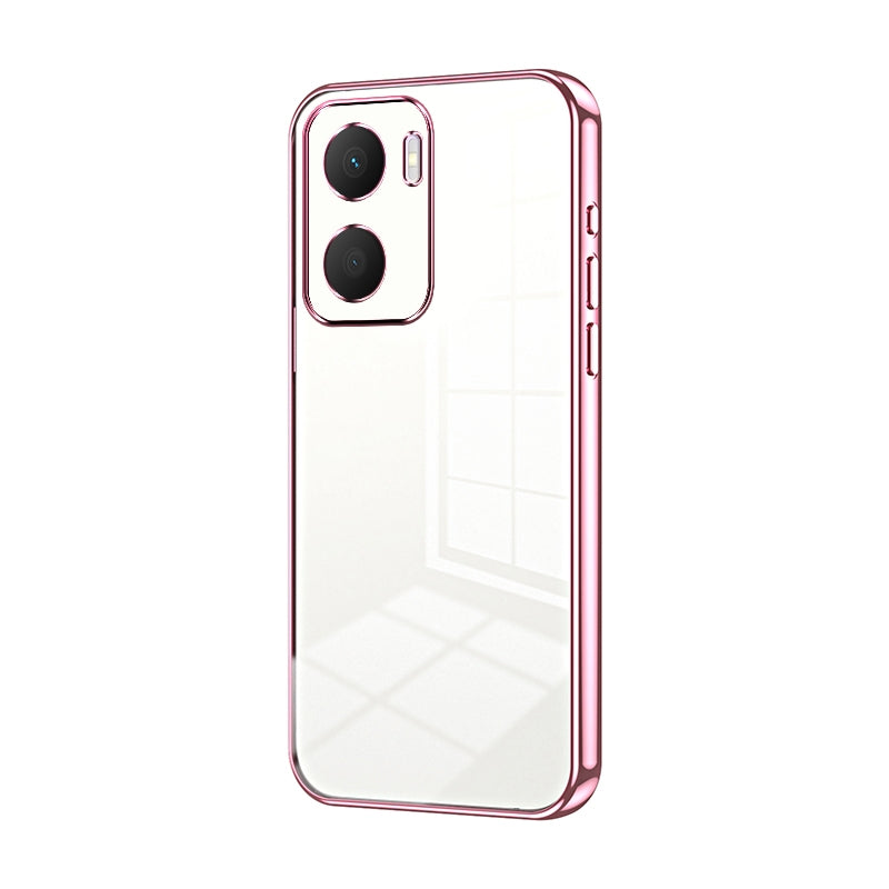 Honor Play 40 Plus Case - Transparent Plating & Precision Hole Design for Luxury and Protection-buycases.co.uk