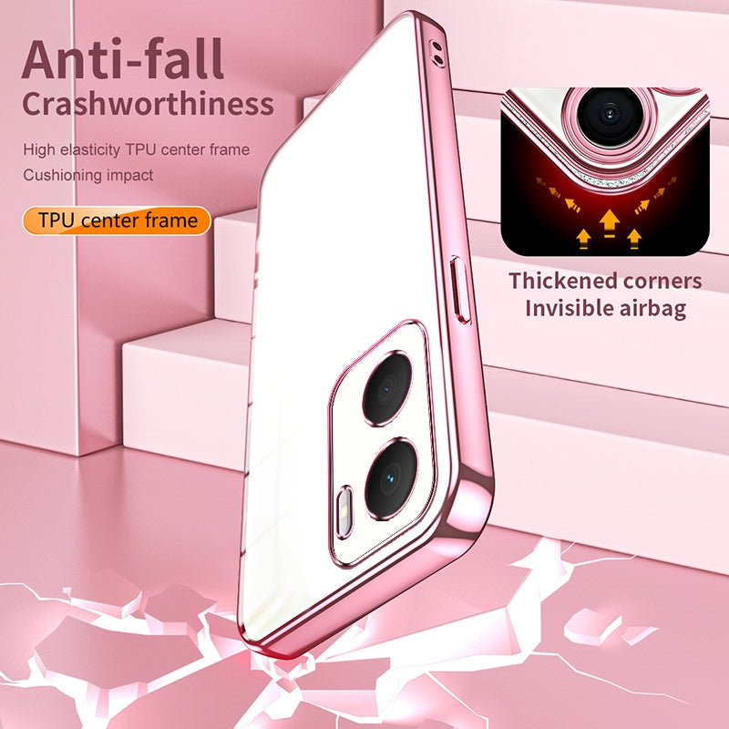 Honor Play 40 Plus Case - Transparent Plating & Precision Hole Design for Luxury and Protection-buycases.co.uk