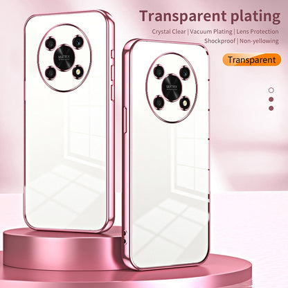 Honor X9 5G Case - Transparent Plating & Precision Hole Design for Luxury and Protection-buycases.co.uk