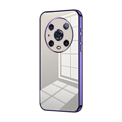 Honor Magic4 Pro Case - Transparent Plating & Precision Hole Design for Luxury and Protection-buycases.co.uk