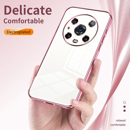 Honor Magic4 Pro Case - Transparent Plating & Precision Hole Design for Luxury and Protection-buycases.co.uk