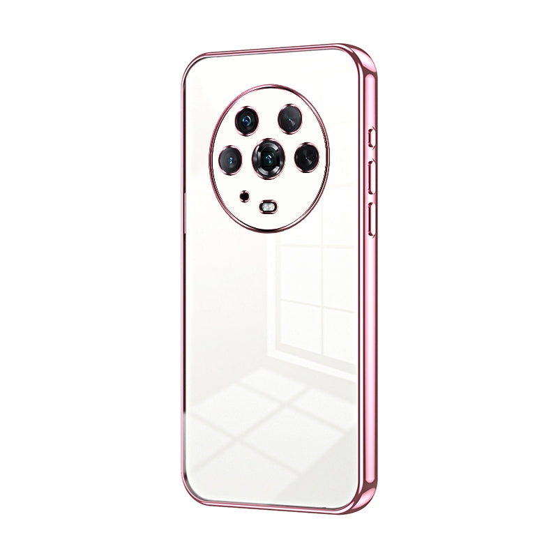 Honor Magic4 Case - Transparent Plating & Precision Hole Design for Luxury and Protection-buycases.co.uk