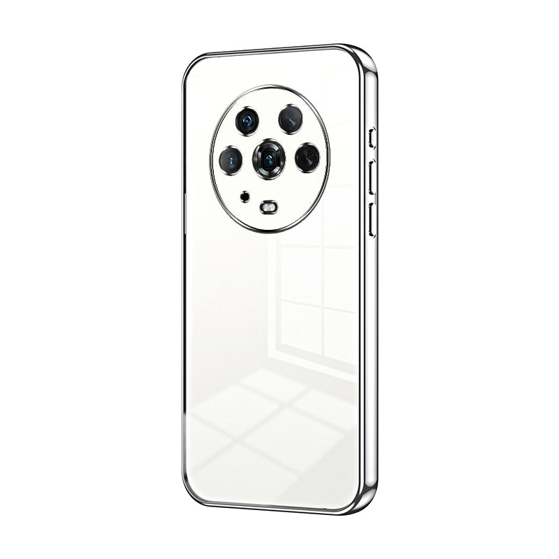 Honor Magic4 Case - Transparent Plating & Precision Hole Design for Luxury and Protection-buycases.co.uk