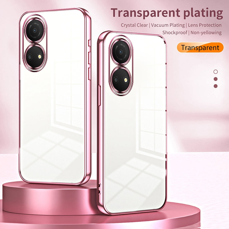 Honor Play 30 Plus Case - Transparent Plating & Precision Hole Design for Luxury and Protection-buycases.co.uk
