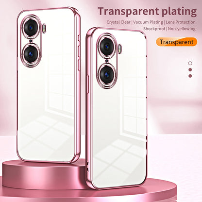 Honor 60 Pro Case - Transparent Plating & Precision Hole Design for Luxury and Protection-buycases.co.uk