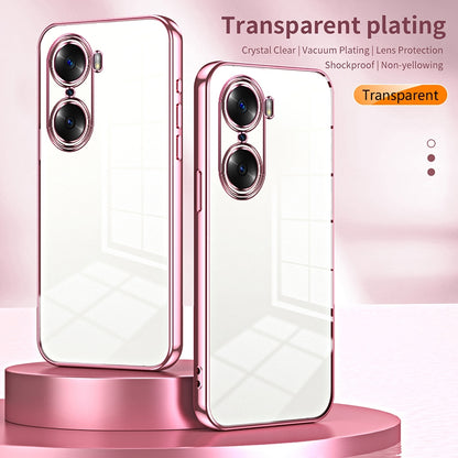 Honor 60 Case - Transparent Plating & Precision Hole Design for Luxury and Protection-buycases.co.uk