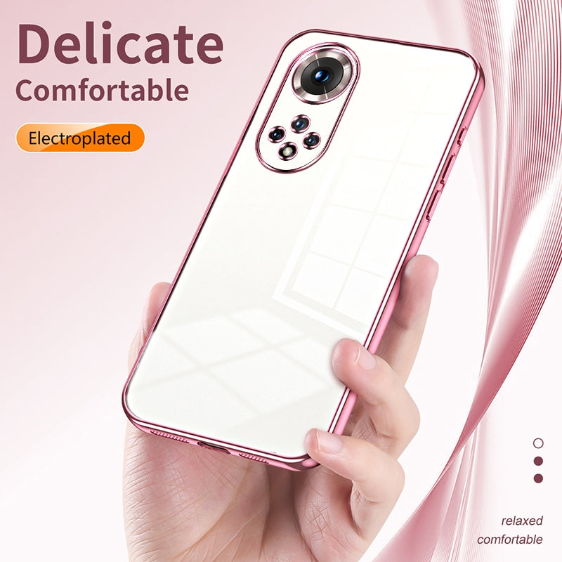 Honor 50 Pro Case - Transparent Plating & Precision Hole Design for Luxury and Protection-buycases.co.uk