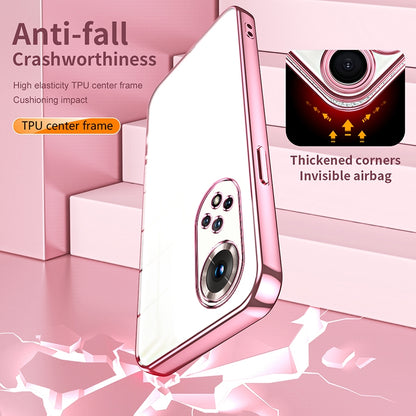 Honor 50 Pro Case - Transparent Plating & Precision Hole Design for Luxury and Protection-buycases.co.uk