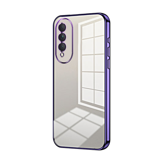 Honor X20 SE Case - Transparent Plating & Precision Hole Design for Luxury and Protection-buycases.co.uk