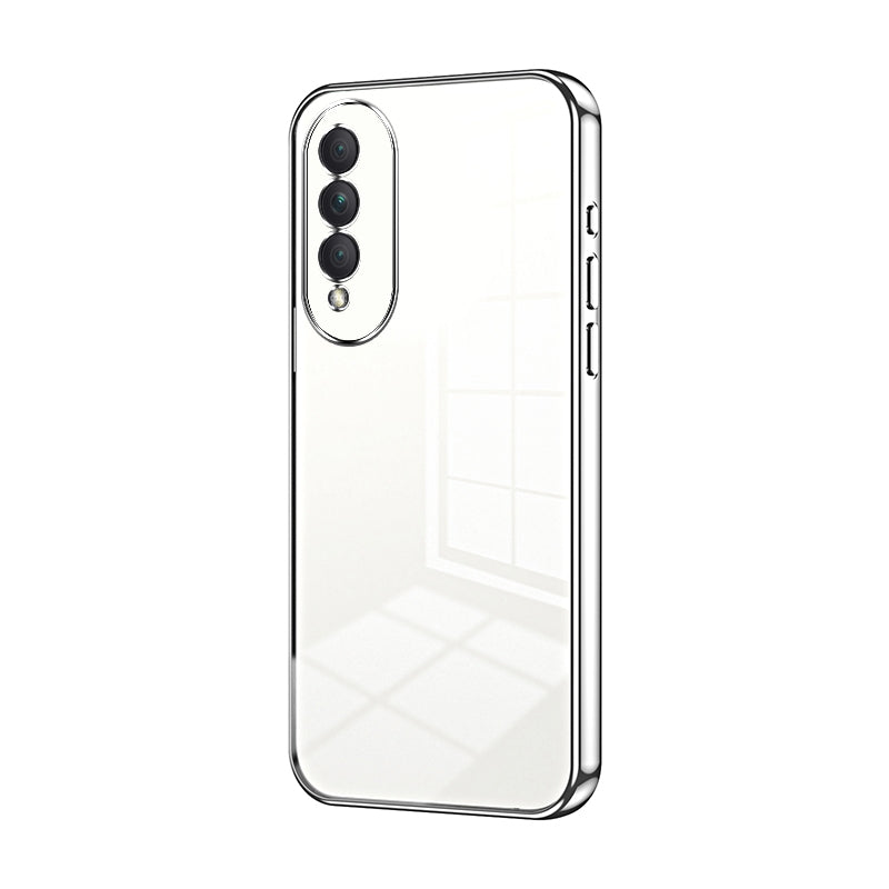 Honor X20 SE Case - Transparent Plating & Precision Hole Design for Luxury and Protection-buycases.co.uk
