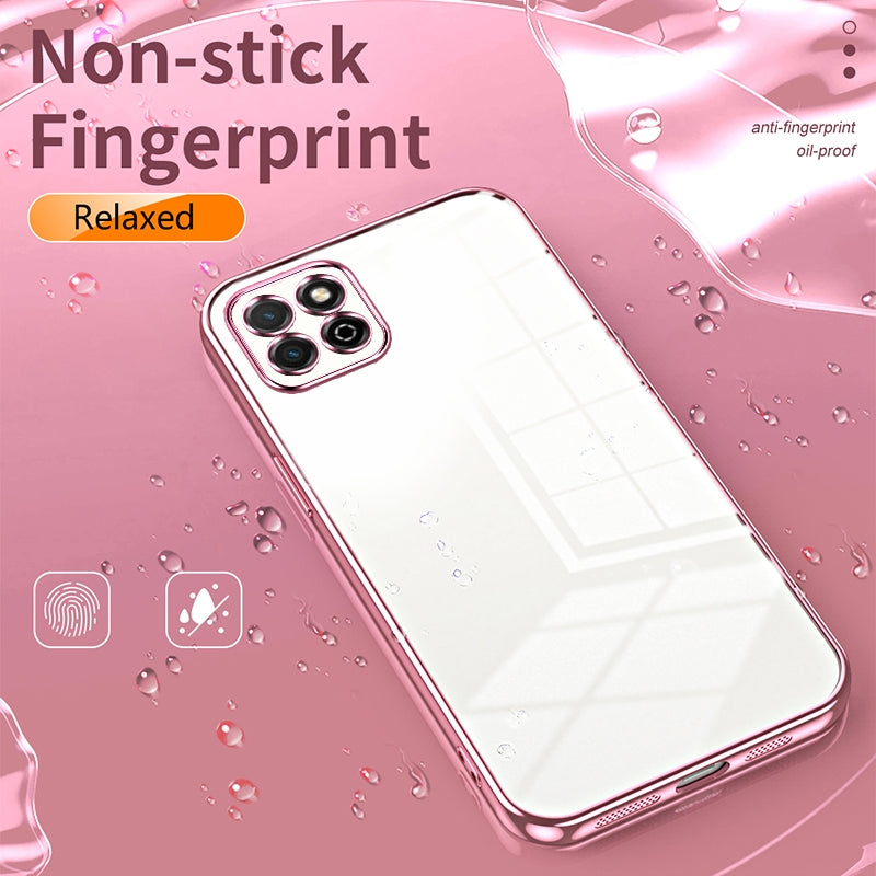 Honor Play 20 4G Case - Transparent Plating & Precision Hole Design for Luxury and Protection-buycases.co.uk