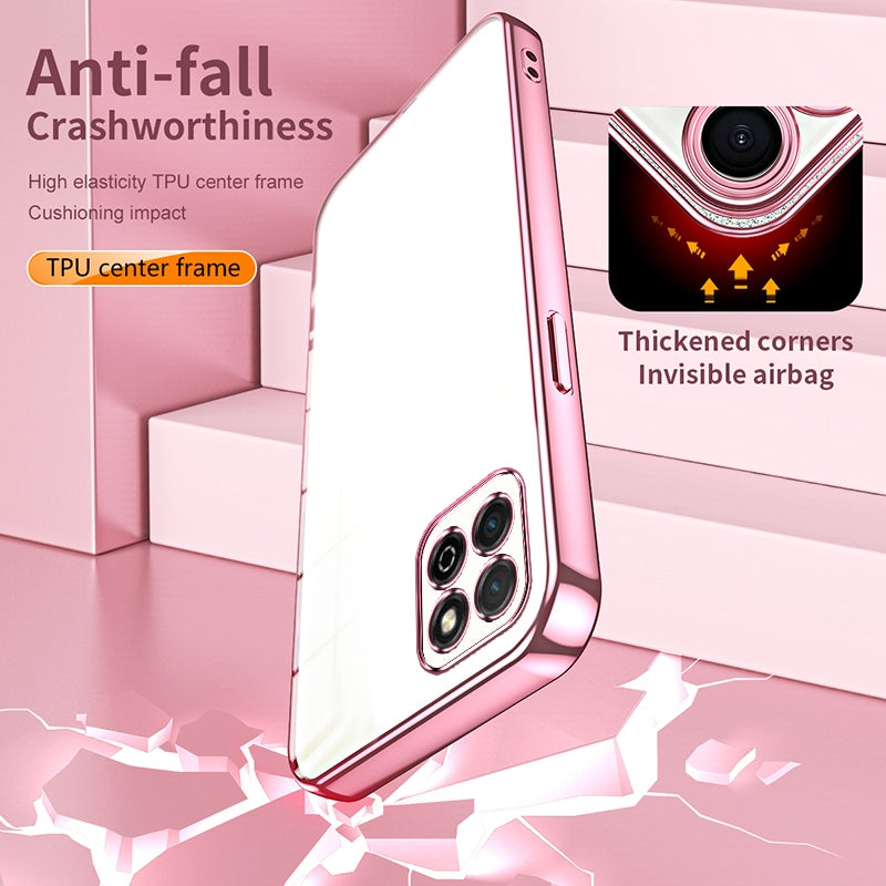 Honor Play 20 4G Case - Transparent Plating & Precision Hole Design for Luxury and Protection-buycases.co.uk