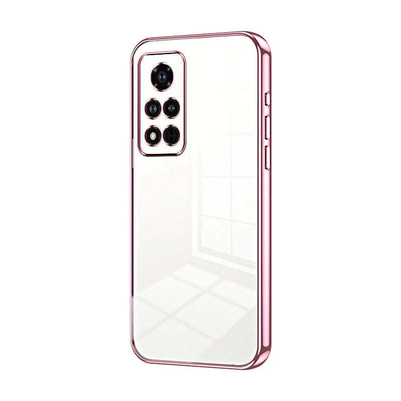 Honor V40 Case - Transparent Plating & Precision Hole Design for Luxury and Protection-buycases.co.uk