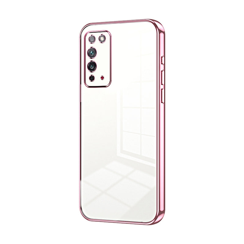 Honor X10 Case - Transparent Plating & Precision Hole Design for Luxury and Protection-buycases.co.uk
