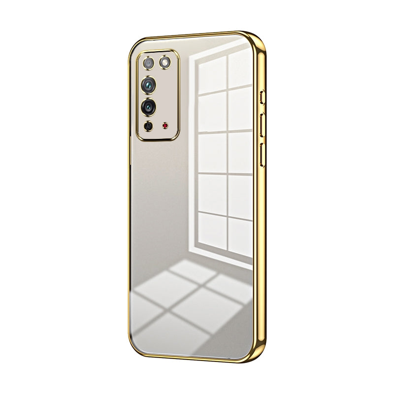 Honor X10 Case - Transparent Plating & Precision Hole Design for Luxury and Protection-buycases.co.uk