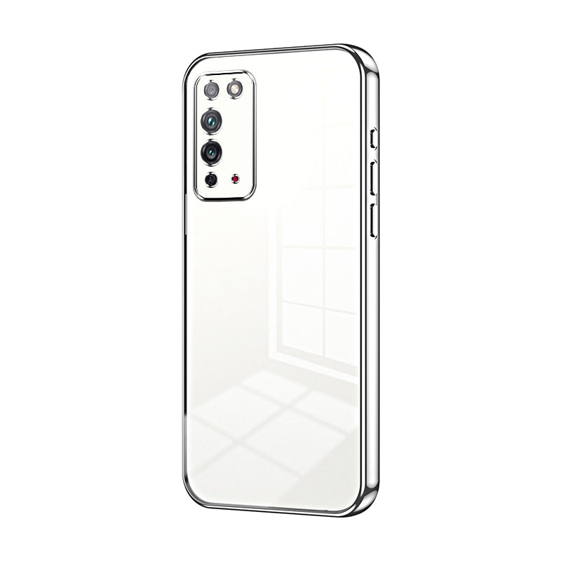 Honor X10 Case - Transparent Plating & Precision Hole Design for Luxury and Protection-buycases.co.uk