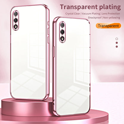 Honor 9X Case - Transparent Plating & Precision Hole Design for Luxury and Protection-buycases.co.uk